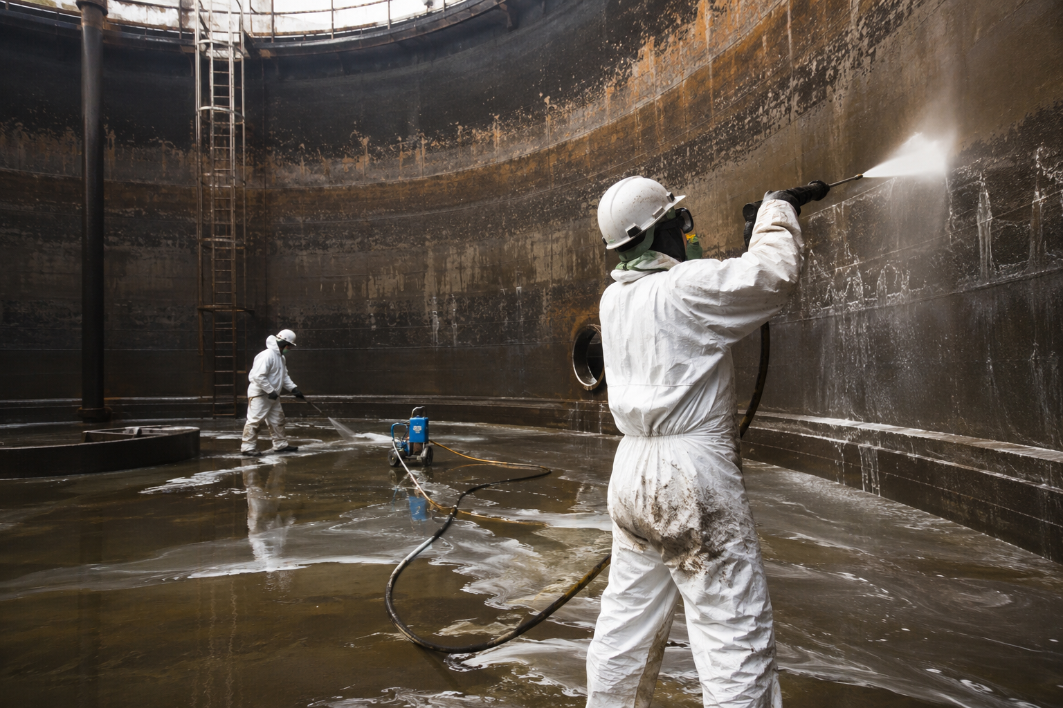 Indstrial Tank and Vessel Cleaning industrial tank